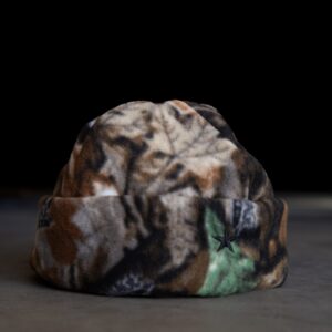 Dark Real Tree Reversible Beanie (Black)