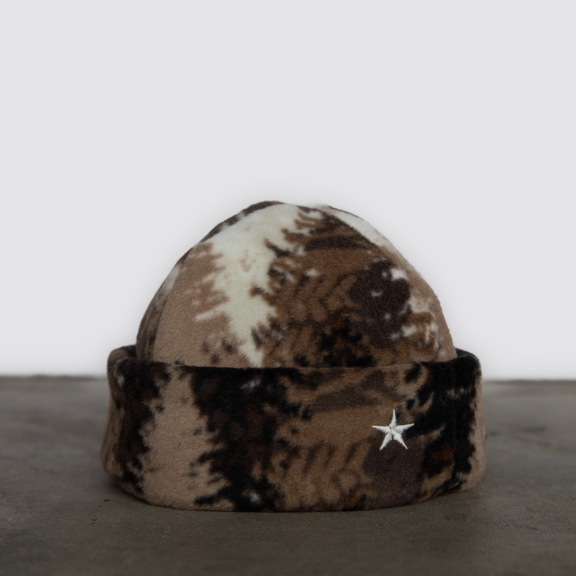 Trees Reversible Fleece Beanie