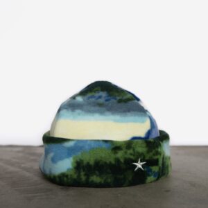 Mountains Reversible Fleece Beanie